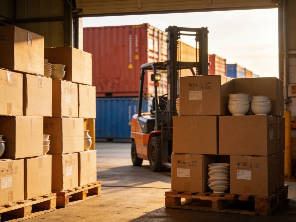 Ceramic Packaging Shipping: Complete Best Practices Guide for Bulk Tableware Buyers 3 ceramic packaging shipping warehouse logistics