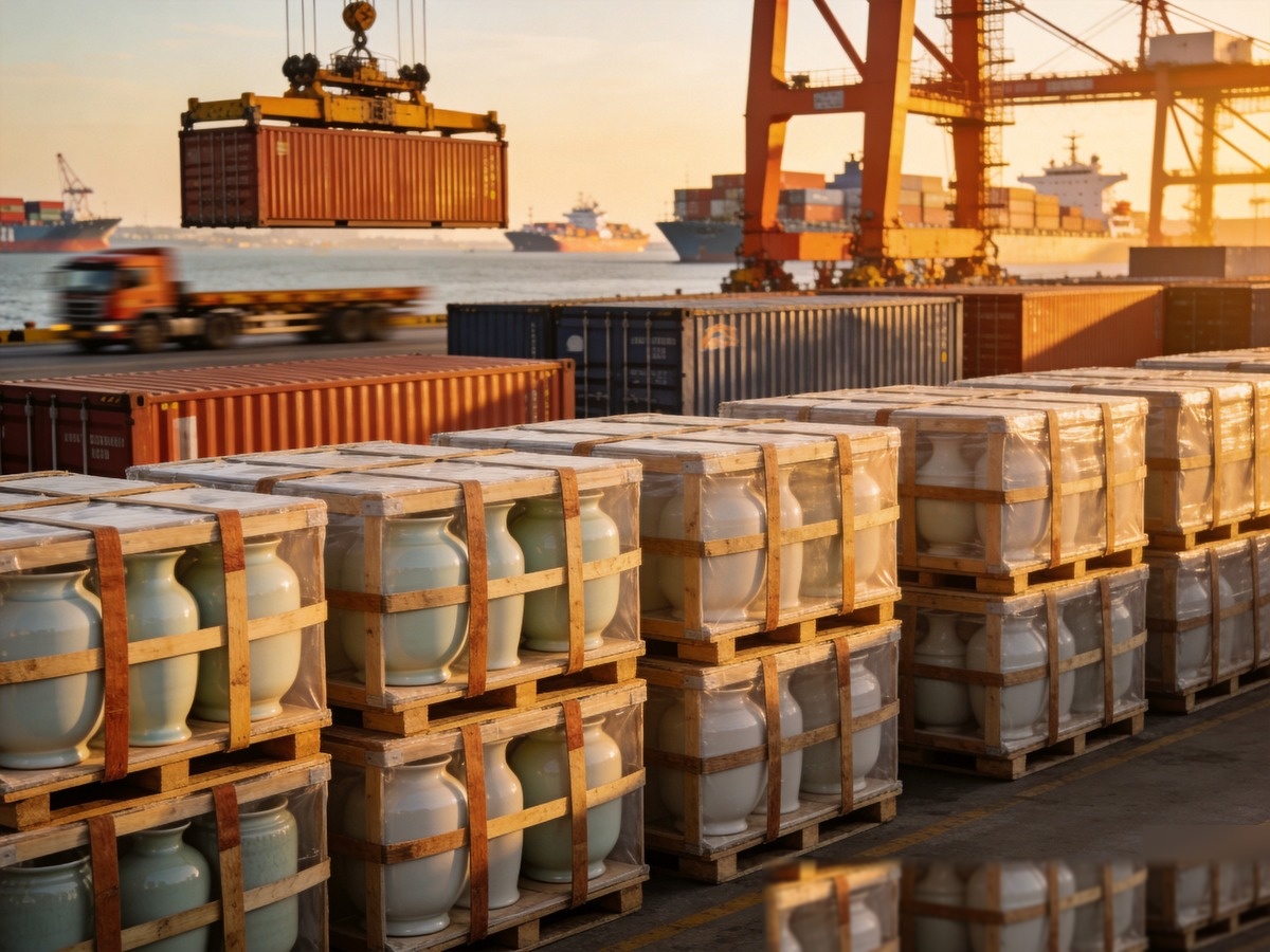 Ceramic Certification Standards Explained: FDA, LFGB & SGS Compliance Guide for Bulk Buyers 3 Ceramic certification standards and global export shipping logistics