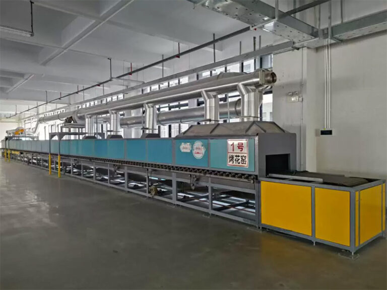 Ceramic supplier evaluation process in OEM factory audit for tableware sourcing Description: Importers inspecting ceramic factory production lines, QC systems and OEM customization capability