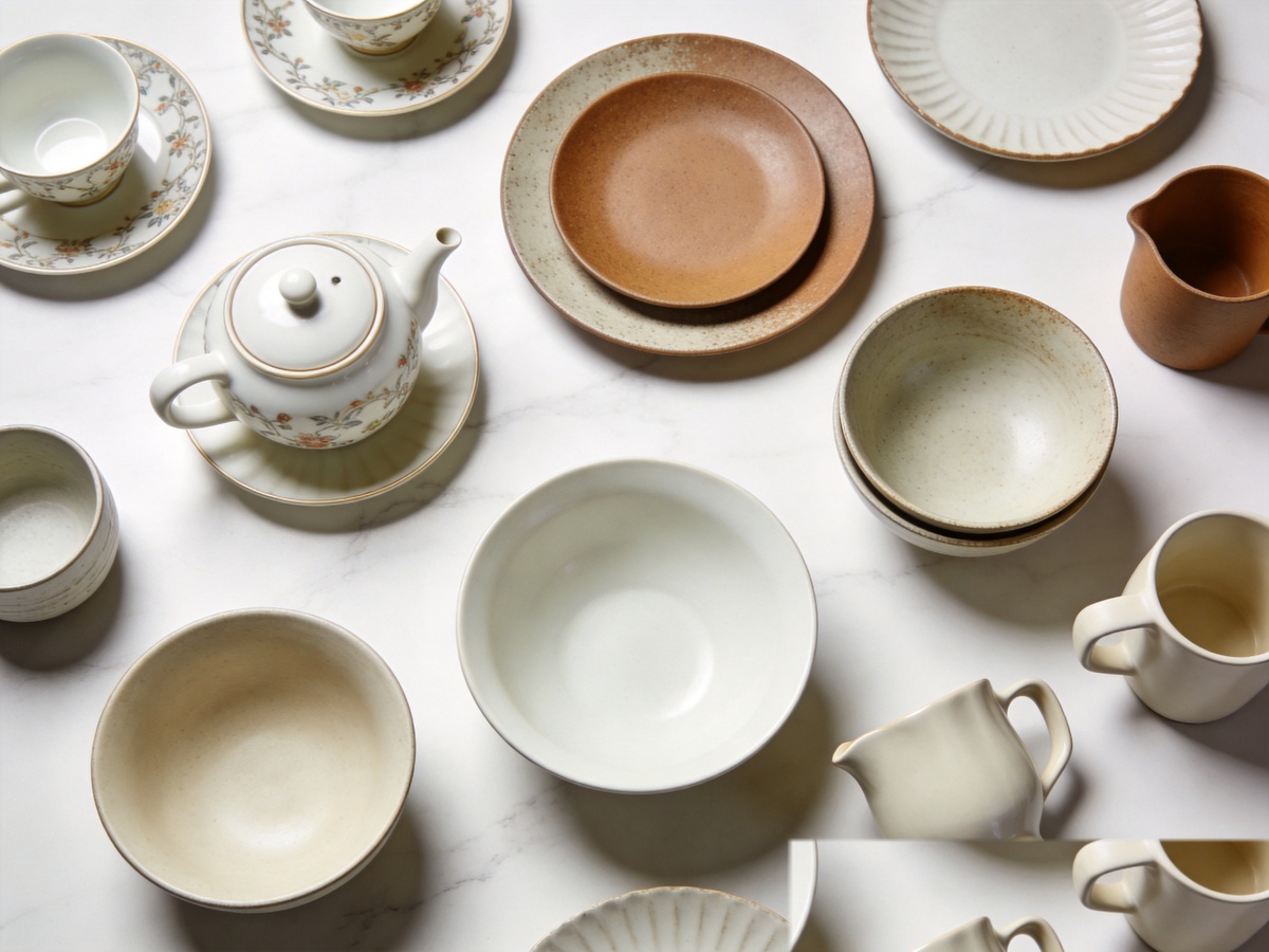 China Ceramic Production Regions: A Complete Sourcing Guide for Bulk Tableware Buyers 3 Diverse ceramic tableware products from different china ceramic production regions