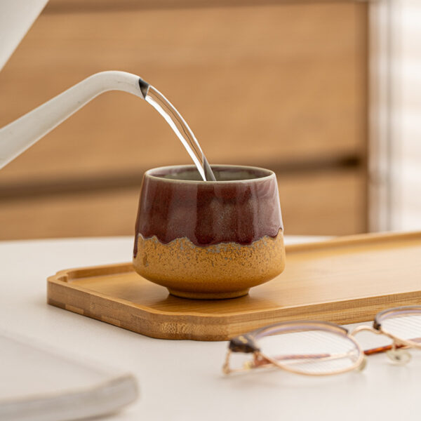handmade-ceramic-tumbler-texture Handmade ceramic tumbler with natural rustic texture and earth tone glaze