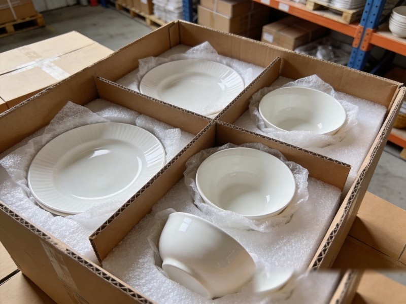 Featured image - ceramic tableware packaging and shipping