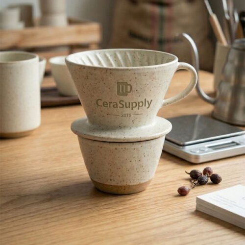 Precision-engineered ceramic coffee drippers and pour-over cone for specialty coffee roasters and baristas - CeraSupply