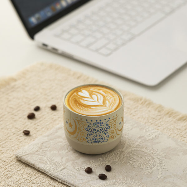 celestial-coffee-latte-mug Starry Moon Stoneware Mug Wholesale | Ceramic Coffee Mug Supplier