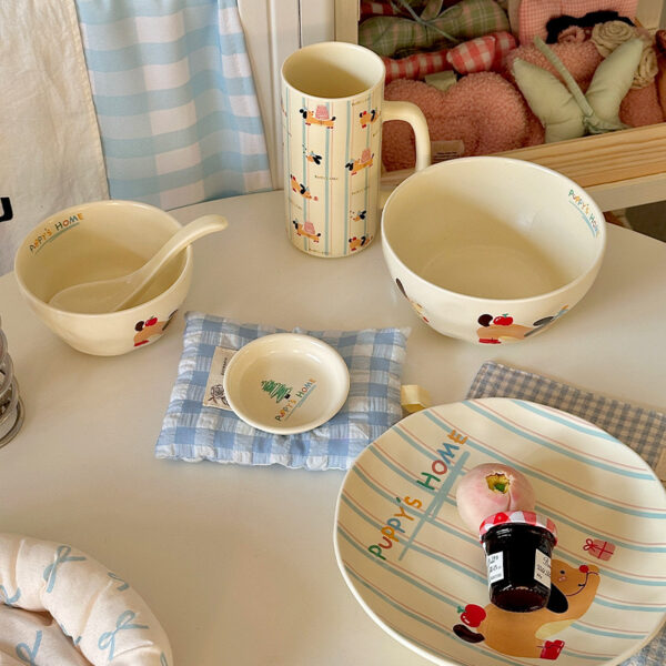 cute-animal-ceramic-bowls-wholesale-collection Wholesale collection of cute animal ceramic bowls featuring cartoon panda, cat, and bear designs for bulk buyers.