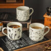 nordic-ceramic-mug-white-front Nordic ceramic mug minimalist white coffee cup front view