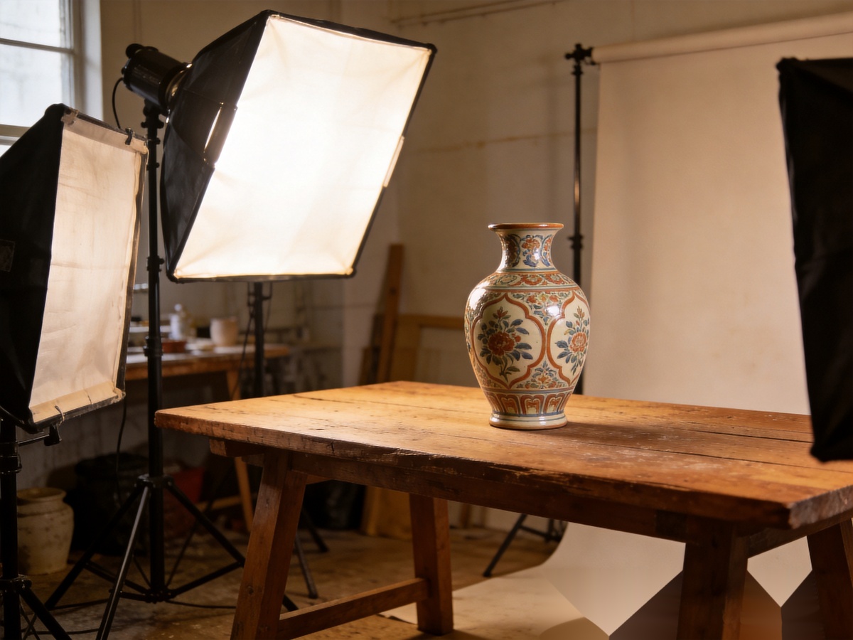 Ceramic Product Photography: Professional Tips for E-commerce Listings 2 ceramic product photography behind the scenes lighting equipment