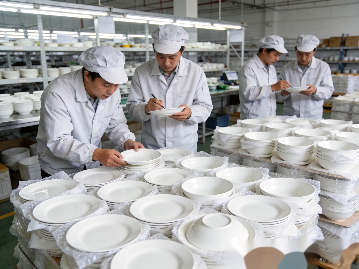 Ceramic Thermal Shock Resistance: Complete Testing & Standards Guide for B2B Buyers 3 Ceramic thermal shock resistance quality control and inspection in a bulk tableware warehouse