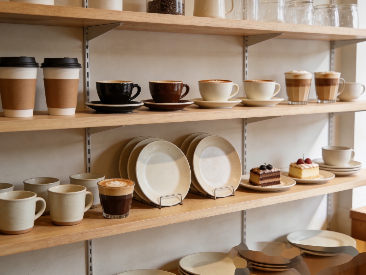 Ceramic Tableware for Cafés: Complete B2B Buying Guide for Coffee Shops 1 Ceramic tableware for cafes collection featuring espresso cups, latte cups, and dessert plates