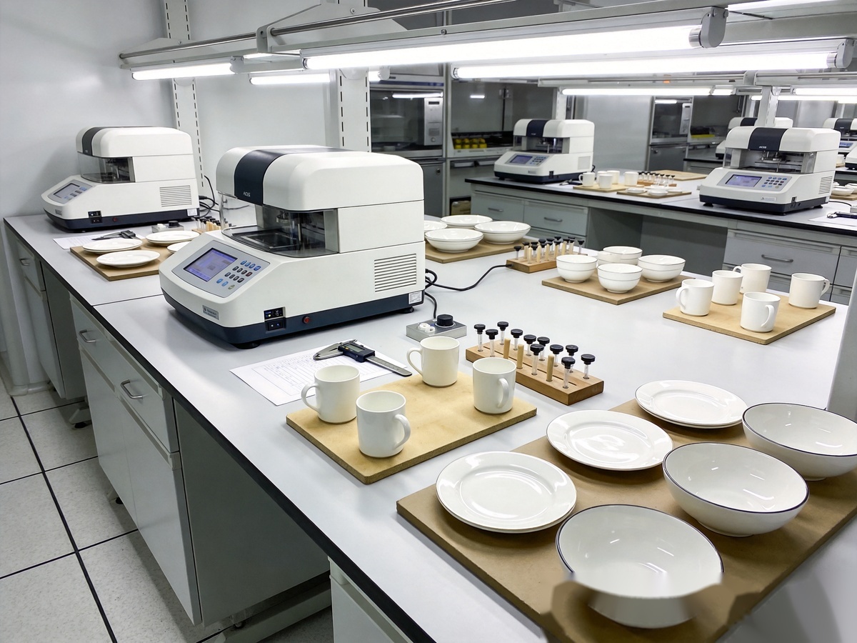 Ceramic Certification Standards Explained: FDA, LFGB & SGS Compliance Guide for Tableware Importers 2 ceramic certification standards laboratory testing