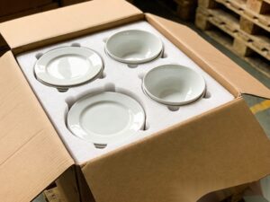 ceramic packaging and shipping professional export carton with foam inserts