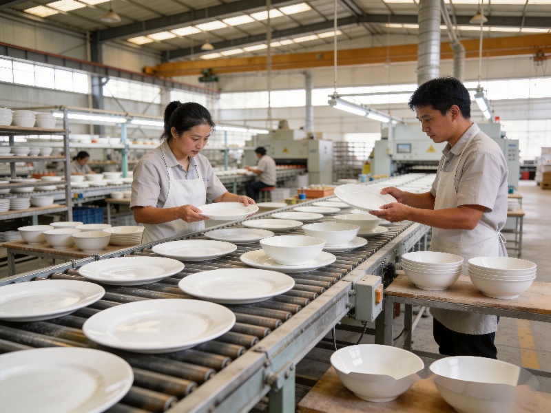 ceramic production lead time planning for bulk tableware orders