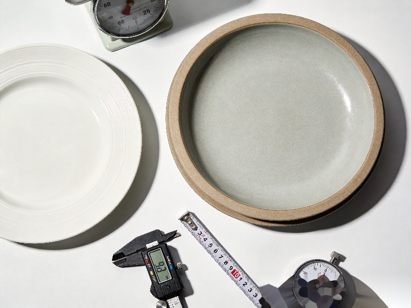 ceramic tableware weight comparison different thickness plates