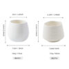 Minimalist ceramic tea cup with rounded ergonomic shape