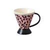 pink-leopard-print-ceramic-coffee-mug Pink leopard print ceramic coffee mug on white background
