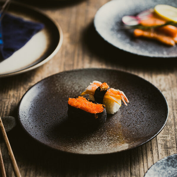 Restaurant ceramic dinnerware with modern stoneware design