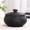 Ceramic ashtray for cigar lounges