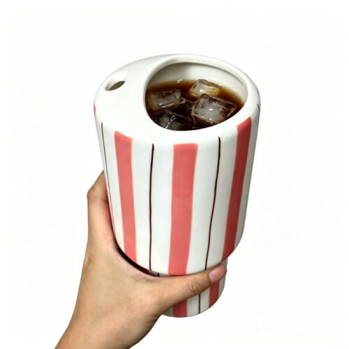 large-ceramic-tumbler-with-straw Large ceramic tumbler with straw for wholesale drinkware
