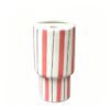 Custom ceramic tumbler with straw for branded drinkware collections
