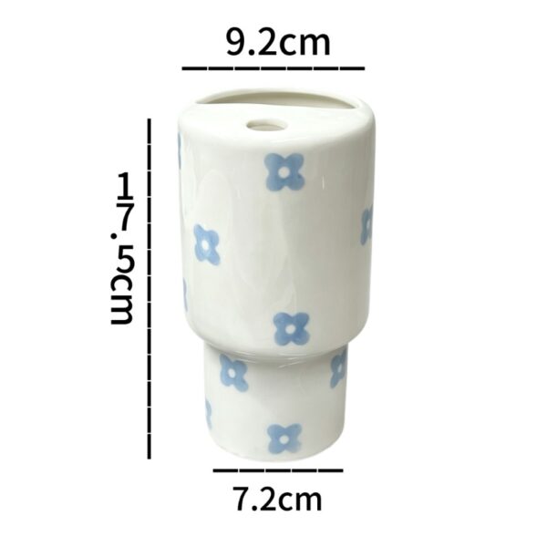 Wholesale ceramic straw tumbler for retailers and beverage businesses
