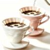 V60 ceramic coffee dripper for wholesale pour-over coffee brewing