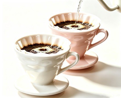 V60 ceramic coffee dripper for wholesale pour-over coffee brewing