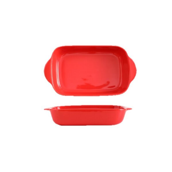 Ceramic dish for cheese baked rice
