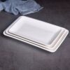 Classic white ceramic baking dish