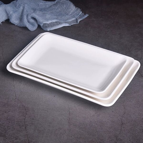 Classic white ceramic baking dish