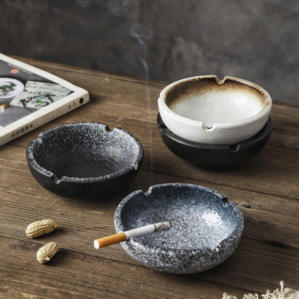 Commercial ceramic ashtray