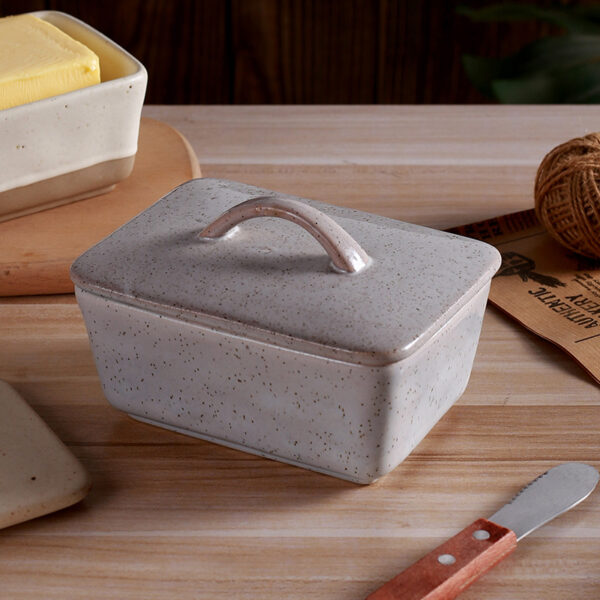 Rustic ceramic butter dish wholesale