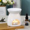 Hollow ceramic aroma burner