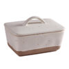 Wholesale ceramic butter dish with lid