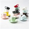 Small ceramic coffee cup for espresso-style beverage service