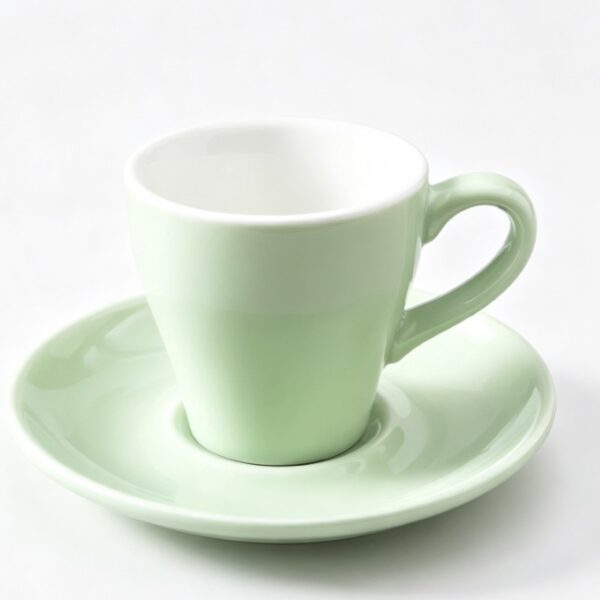 Custom 90cc ceramic coffee cup for branded coffee tableware