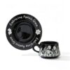 Custom pattern ceramic coffee cup for branded tableware collections