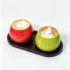 Apple shaped ceramic coffee cup for wholesale tableware
