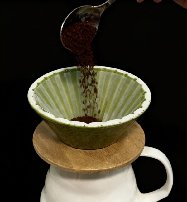 Wholesale ceramic coffee dripper for manual pour-over brewing