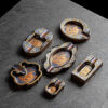 Premium ceramic cigar ashtray for tabletop use