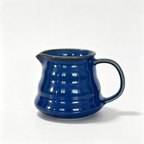Ceramic pour-over coffee serving pot for brewed coffee